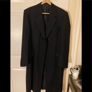 Wool Topcoat / Overcoat - Hickey Freeman